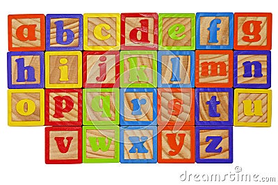 Alphabet Stock Photo