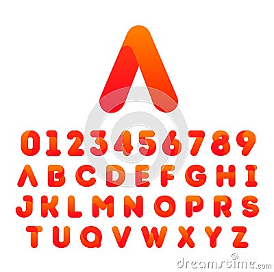 Alphabet font icon design Vector Illustration
