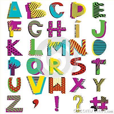 Alphabet Vector Illustration