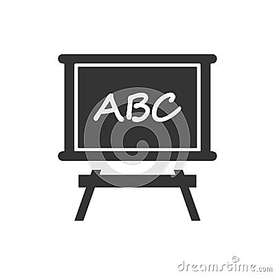Alphabet Learning Icon Vector Illustration