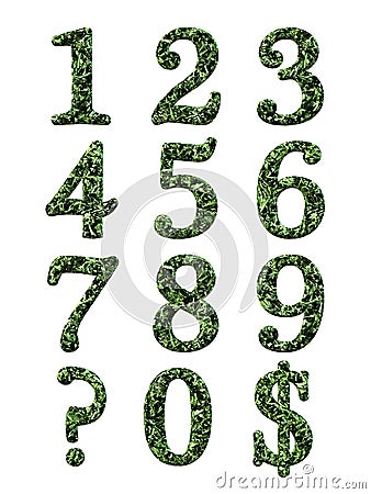 Alphabet letters 3D Stock Photo