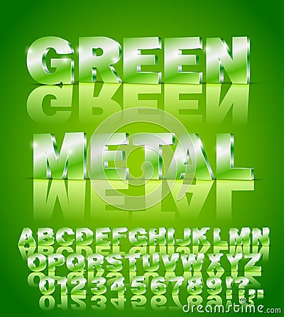 Alphabet vector font Vector Illustration