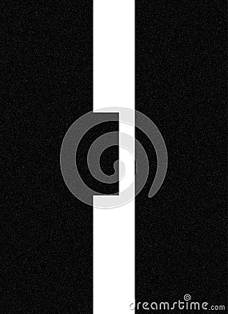 ALPHABET word `H` Logo with white dot Stock Photo