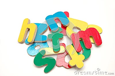 Alphabets Stock Photo