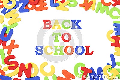 Alphabets and Back to School Stock Photo