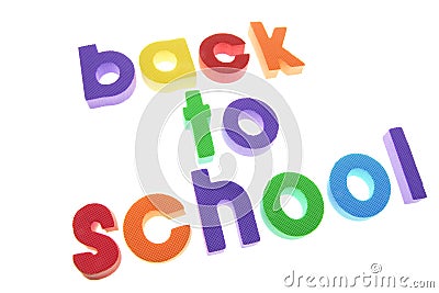 Alphabets - Back to School Stock Photo