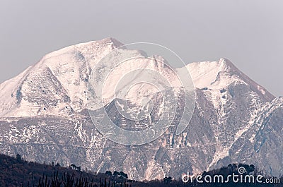 Alpi apuane Stock Photo