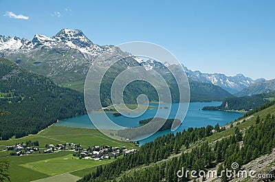 Alpine landscape Stock Photo