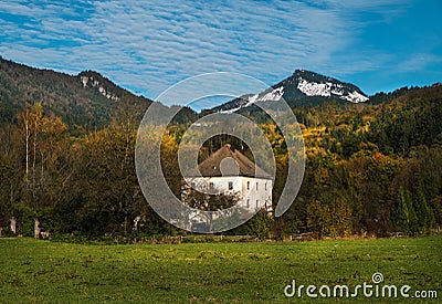 Alpine landscape. Bavaria. Germany Stock Photo