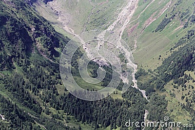 Alpine landscape in the Groï¿½glockner area in Austria Stock Photo