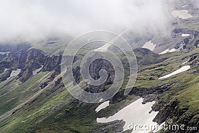 Alpine landscape in the Groï¿½glockner area in Austria Stock Photo