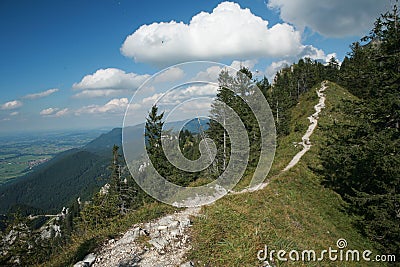 Alpine mountain crest in summer Stock Photo