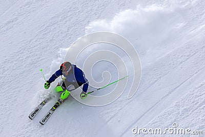 Alpine skier Editorial Stock Photo