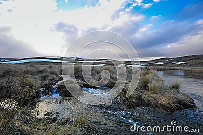 Alpine Snowmelt Stock Photo