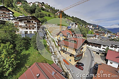 Alpine Village Editorial Stock Photo