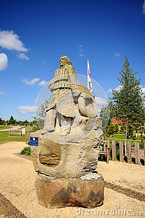 Royal National Lifeboat Institution Memorial, Alrewas. Editorial Stock Photo