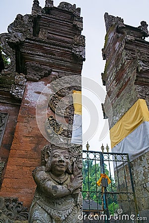 One of the Facade Gates in Ulun Danu Batur Temple, Bali, Indonesia Stock Photo