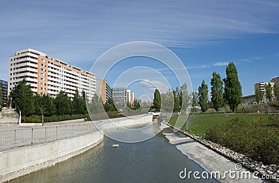 Alta de Lisboa and the Oriental Park in Lisbon, Portugal Stock Photo