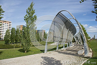 Alta de Lisboa and the Oriental Park in Lisbon, Portugal Stock Photo