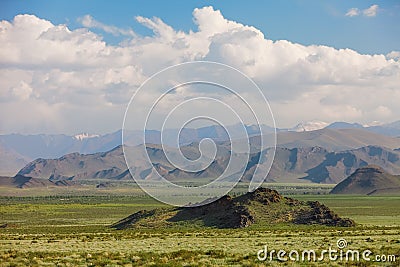 Altai mountains. Beautiful highland landscape. Mongolia Stock Photo