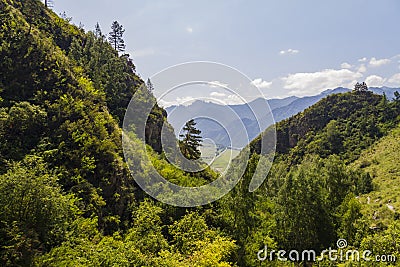 Altai mountains panorama Stock Photo
