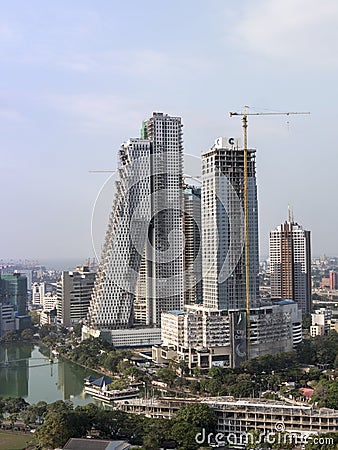 Altair building, Colombo Editorial Stock Photo