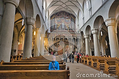 Altar of the Minster, Konstanz, Baden-Wurttemberg, Editorial Stock Photo
