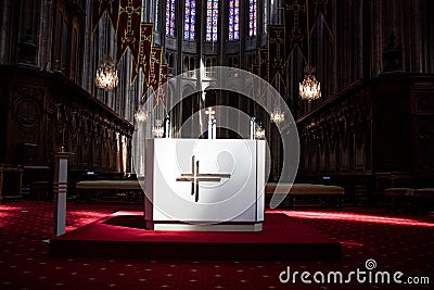 Altar in the OrlÃ©ans CathÃ©drale Sainte-Croix Editorial Stock Photo