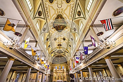 Altar Saint Louis Cathedral New Oreleans Louisiana Editorial Stock Photo