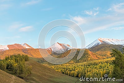 Altay baihaba landscape Stock Photo