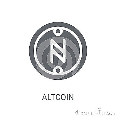 Altcoin icon. Trendy Altcoin logo concept on white background fr Vector Illustration