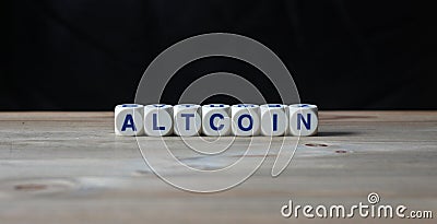 Altcoins cryptocurrency investment Stock Photo