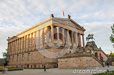 Alte Nationalgalerie in the Museumsinsel Stock Photo