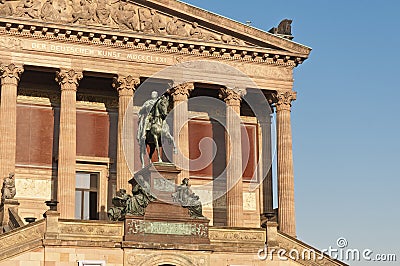 Alte Nationalgalerie (Old National Gallery) on Berlin, Germany Stock Photo