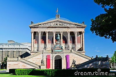 Alte Nationalgalerie Berlin Stock Photo