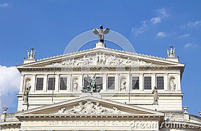 Alte Oper Stock Photo