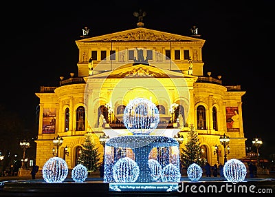 Alte Oper, Frankfurt am Main Editorial Stock Photo