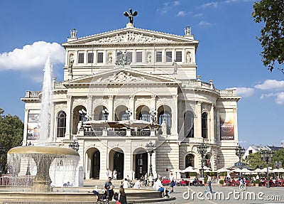 The Alte Oper Editorial Stock Photo