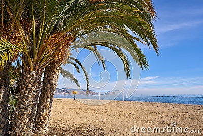 Altea beach Playa La Roda in Alicante Stock Photo