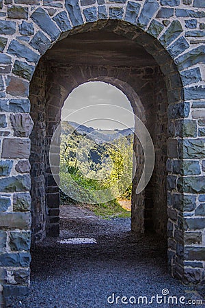 Altena Castle in the MÃ¤rkisches Kreis Stock Photo