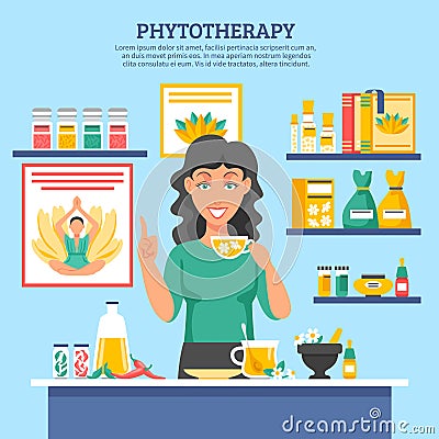 Alternative Medicine Illustration Vector Illustration