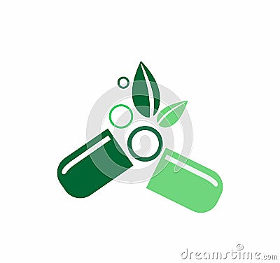 Alternative medicine logo Stock Photo
