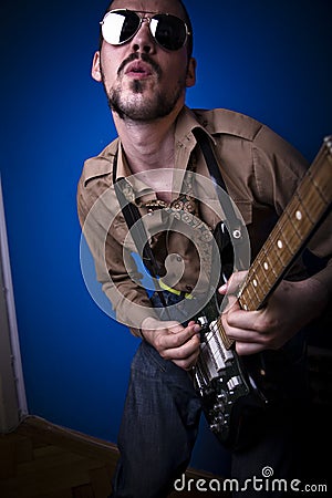 Alternative rocker Stock Photo