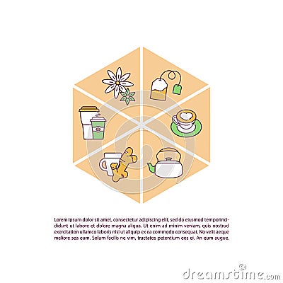 Alternatives to Energy Drinks concept icon with text Vector Illustration