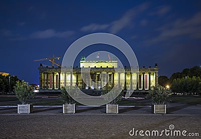 Altesmuseum (Museum of Antiquities) built in year 1830 in Berlin Stock Photo