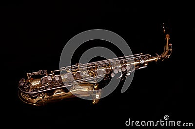 Alto Saxophone Stock Photo