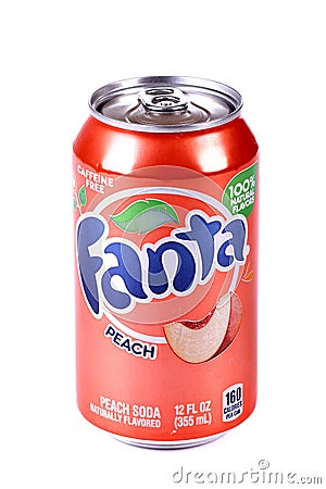 Fanta Peach Editorial Stock Photo