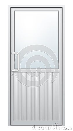 Aluminium door vector Vector Illustration