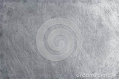 Aluminium texture background, scratches on stainless steel Stock Photo