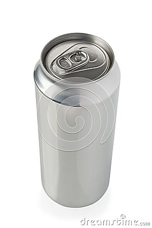 Aluminum beer can Stock Photo